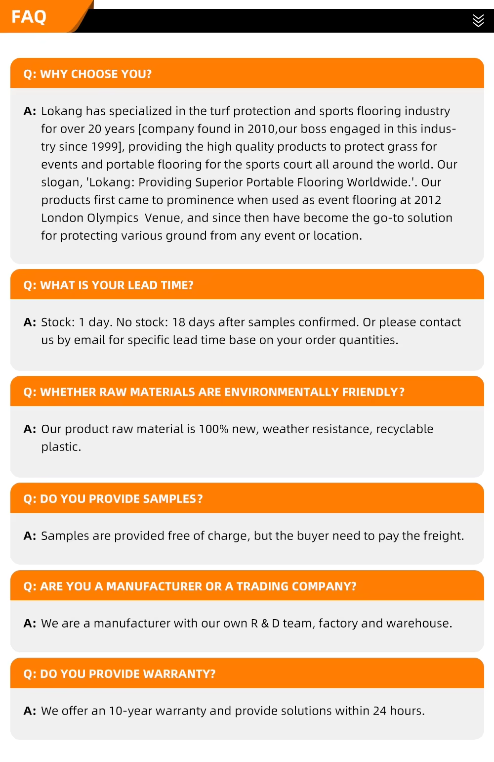 Frequently asked questions
